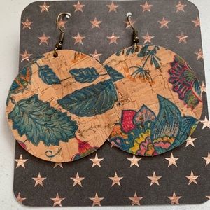 Handmade Floral Round Earrings